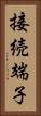 接続端子 Vertical Portrait