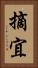 摘宜 Vertical Portrait
