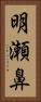 明瀬鼻 Vertical Portrait