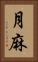 月麻 Vertical Portrait