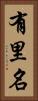 有里名 Vertical Portrait