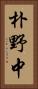朴野中 Vertical Portrait