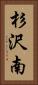 杉沢南 Vertical Portrait
