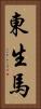 東生馬 Vertical Portrait