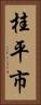 桂平市 Vertical Portrait
