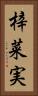 梓菜実 Vertical Portrait