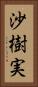 沙樹実 Vertical Portrait
