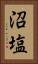 沼塩 Vertical Portrait