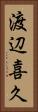渡辺喜久 Vertical Portrait