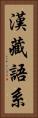 漢藏語系 Vertical Portrait