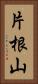 片根山 Vertical Portrait