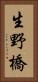 生野橋 Vertical Portrait