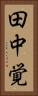 田中覚 Vertical Portrait