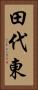 田代東 Vertical Portrait