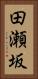 田瀬坂 Vertical Portrait