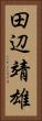 田辺靖雄 Vertical Portrait