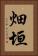 畑垣 Vertical Portrait