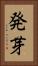 発芽 Vertical Portrait