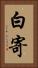 白寄 Vertical Portrait