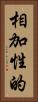 相加性的 Vertical Portrait