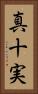真十実 Vertical Portrait