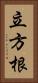 立方根 Vertical Portrait