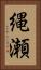 縄瀬 Vertical Portrait