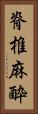 脊椎麻酔 Vertical Portrait
