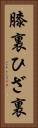 膝裏 Vertical Portrait