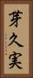 芽久実 Vertical Portrait