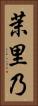 茉里乃 Vertical Portrait
