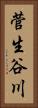 菅生谷川 Vertical Portrait