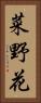 菜野花 Vertical Portrait