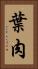 葉肉 Vertical Portrait