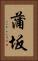 蒲坂 Vertical Portrait