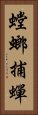 螳螂捕蟬 Vertical Portrait