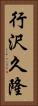 行沢久隆 Vertical Portrait