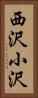 西沢小沢 Vertical Portrait