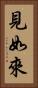 見如來 Vertical Portrait