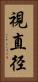 視直径 Vertical Portrait