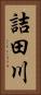 詰田川 Vertical Portrait