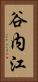谷内江 Vertical Portrait