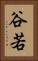 谷若 Vertical Portrait