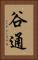 谷通 Vertical Portrait