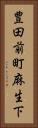 豊田前町麻生下 Vertical Portrait