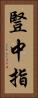 豎中指 Vertical Portrait