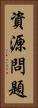 資源問題 Vertical Portrait