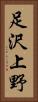 足沢上野 Vertical Portrait