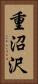 重沼沢 Vertical Portrait