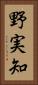 野実知 Vertical Portrait